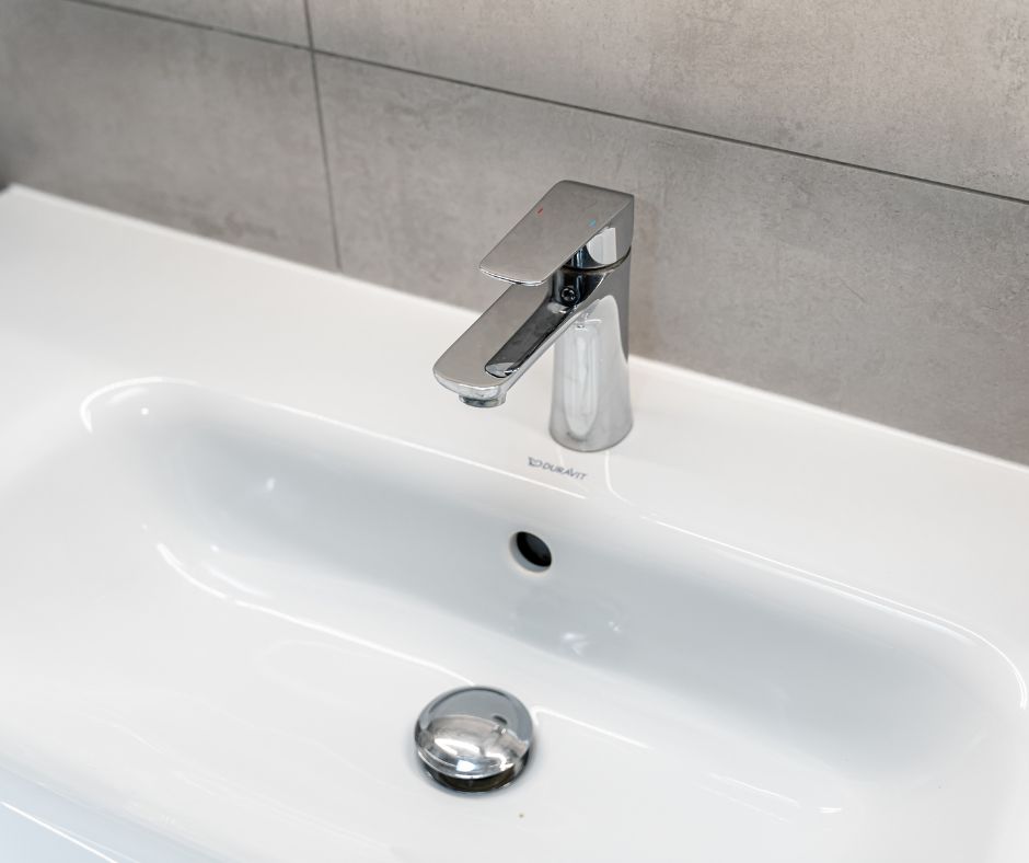 Detail umyvadla Duravit Durastyle s baterií