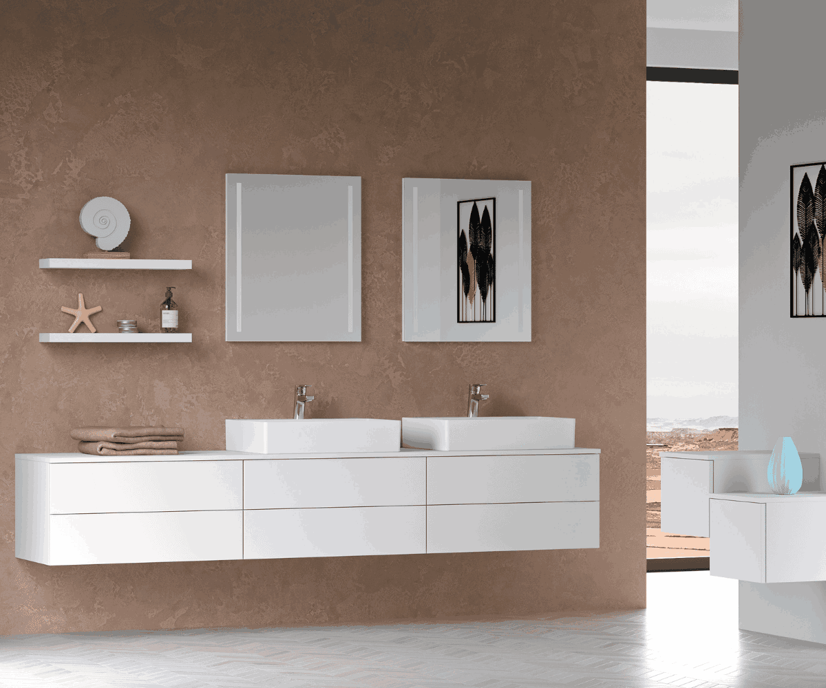 Umývadlová skrinka MODULE so 6 zásuvkami