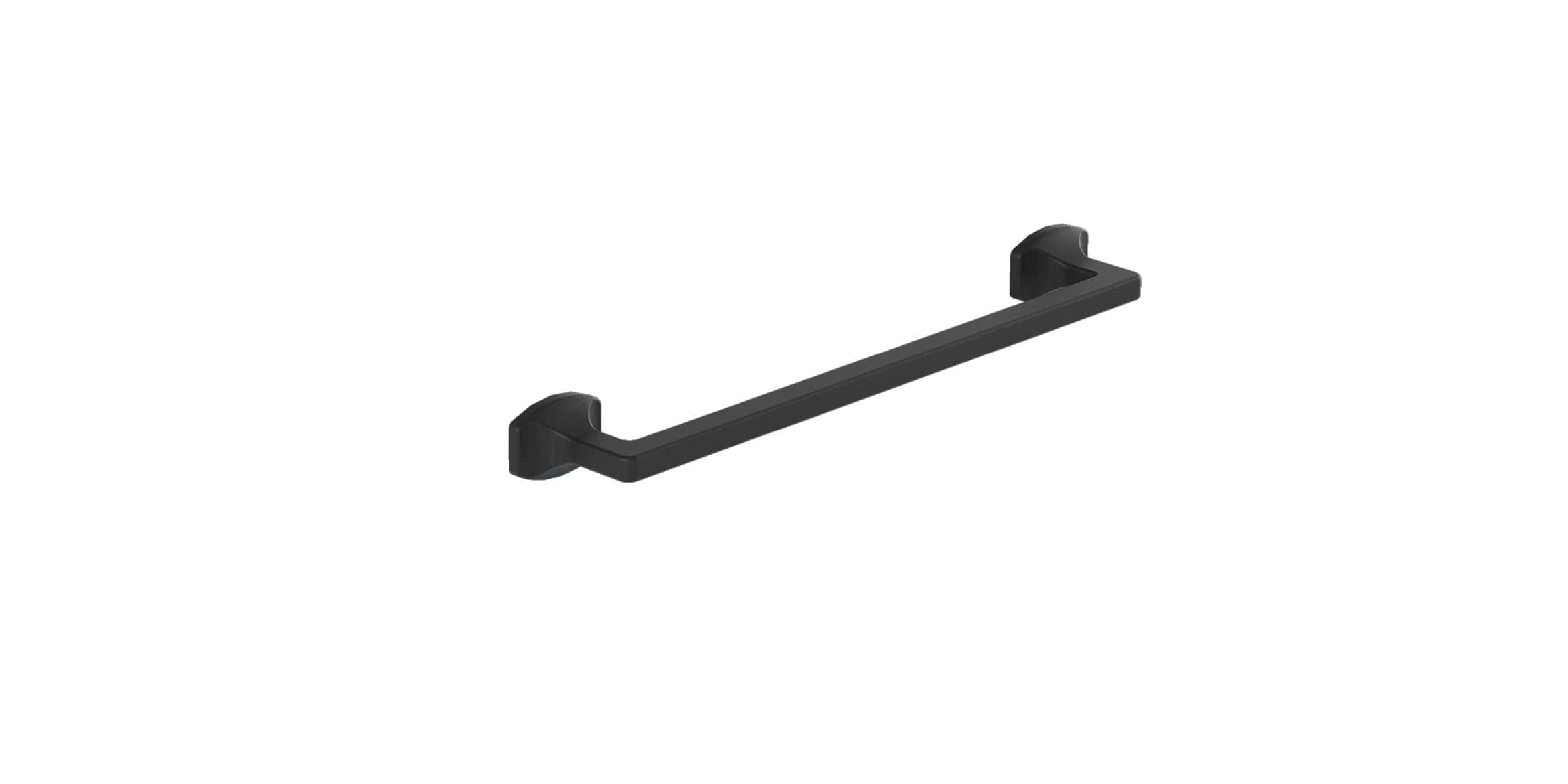 Úchytka T37 – úchytka zo zinkovej zliatiny (ZAMAK) s čiernou matnou povrchovou úpravou