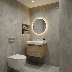 Aký nábytok je ideálny do panelákovej kúpeľne?