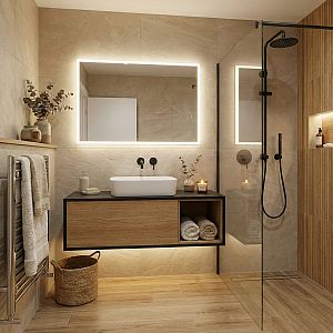 Aký nábytok je ideálny do panelákovej kúpeľne?