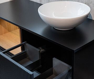 Detail otvorenej zásuvky ARTEO SZZO 120