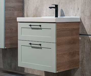 Umývadlová skrinka PORTO SZZ2 65 v prevedení D17 Colorado a Individual (zobrazený rozměr se může lišit)