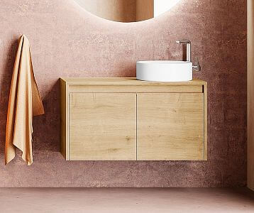 Umývadlová skrinka VISIT SZD2 s umývadlom Circo