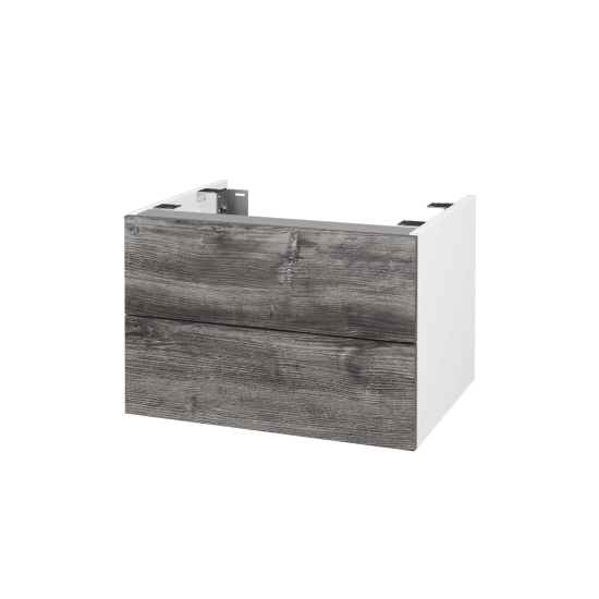 Doplňková skříňka pod desku DSD SZZ2 60 (výška 40 cm)  - D01 Beton - N07 Stone - Ne
