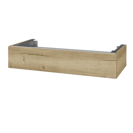 Doplnková skrinka pod dosku DSD SZZ 80 (výška 20 cm)  - N01 Biela lesk - D24 Ohio - Ne