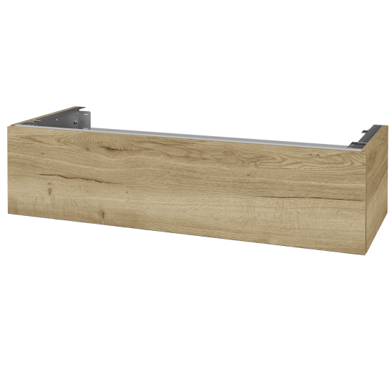 Doplnková skrinka pod dosku DSD SZZ1 120 (výška 30 cm)  - N01 Biela lesk - D22 Karamel - Ne