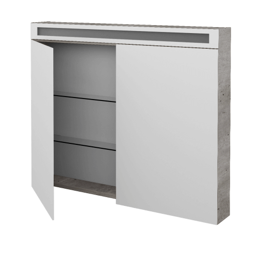 Dvojdverová zrkadlová skrinka AIR GA2OE 100 