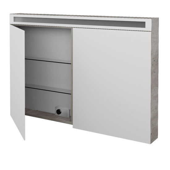 Dvojdverová zrkadlová skrinka AIR GA2OE 120 