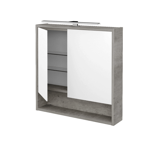 Dvojdverová zrkadlová skrinka FOCUS GA2NOE 70 