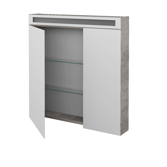 Dvojdverová zrkadlová skrinka MAX GA2NO 80 