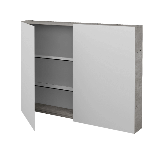 Dvojdverová zrkadlová skrinka PREMIUM GA2E 100 