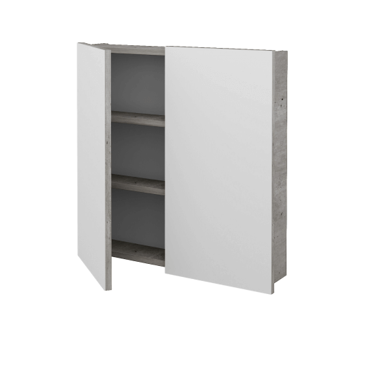 Dvojdverová zrkadlová skrinka Q GA2 70 