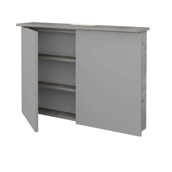 Dvojdverová zrkadlová skrinka SANI GA2O 100 