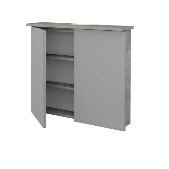 Dvojdverová zrkadlová skrinka SANI GA2O 80 