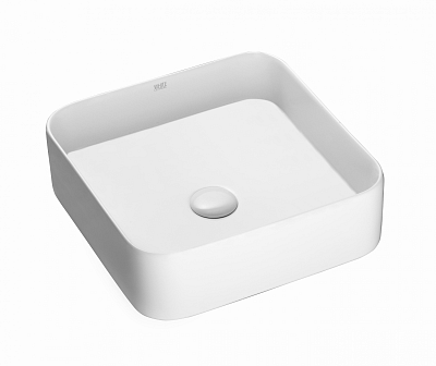 GLADE 40 keramické umyvadlo - BÍLÉ 