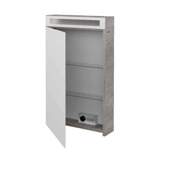 Jednodverová zrkadlová skrinka AIR GAOE 50 