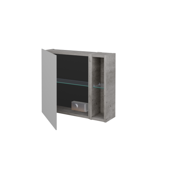 Jednodverová zrkadlová skrinka AVANTI GAEOP 60  - N01 Biela lesk