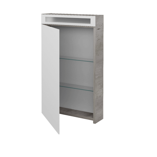 Jednodverová zrkadlová skrinka MAX GAO 50 