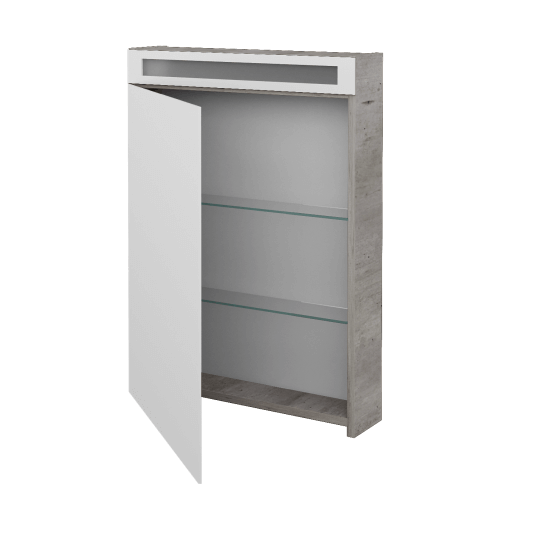 Jednodverová zrkadlová skrinka MAX GAO 60 