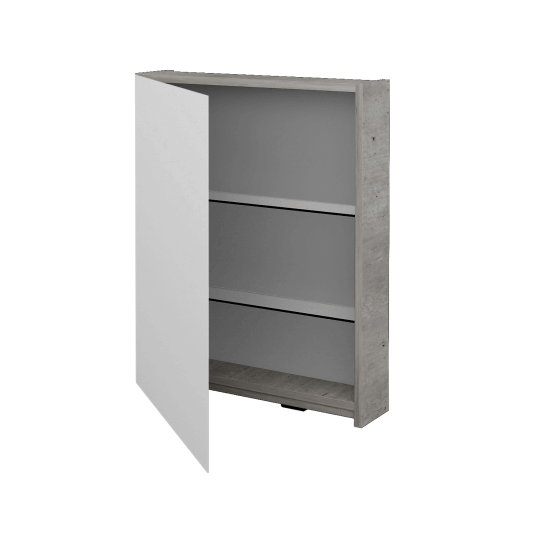 Jednodverová zrkadlová skrinka PREMIUM GAE 60 