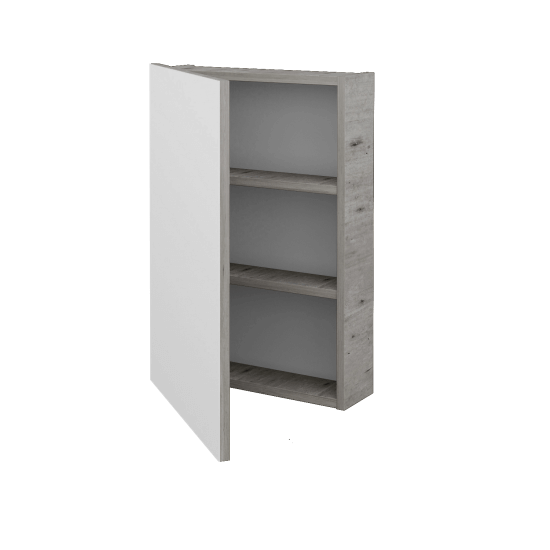 Jednodverová zrkadlová skrinka Q GA 50 