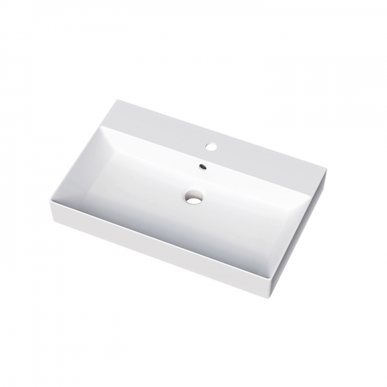 Keramické umývadlo Myjoys Glance 85 - biele 