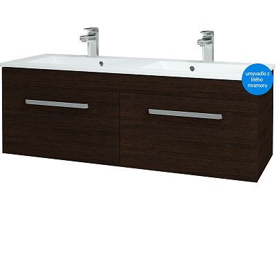 Koupelnová skříňka ASTON 120 2Z FC  - D06 Orech - Úchytka T01