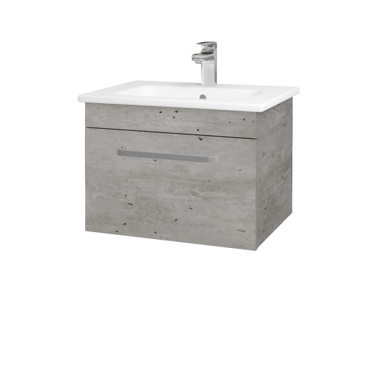 Koupelnová skříňka ASTON SZZ 60  - D01 Beton - Úchytka T01 - D10 Borovice Jackson