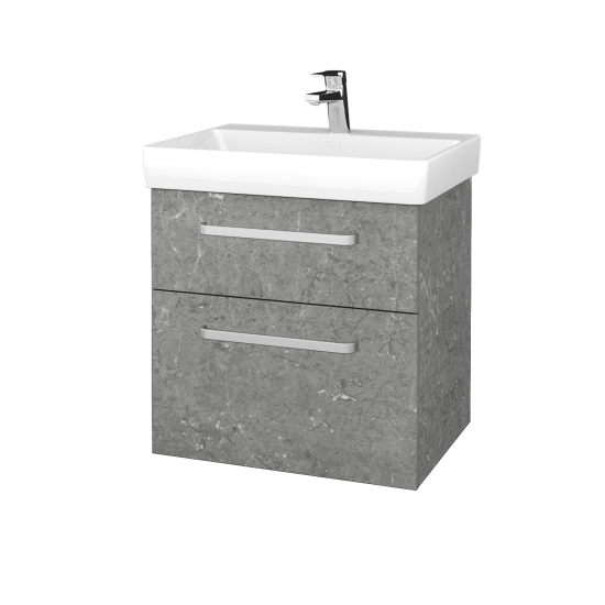 Koupelnová skříňka PROJECT SZZ2 60  - D01 Beton - Úchytka T01 - N07 Stone
