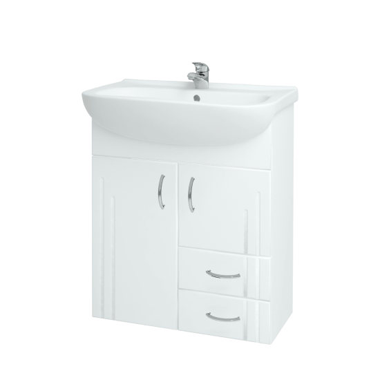 Kúpeľňová skriňa DREJA SZD2Z2 65 