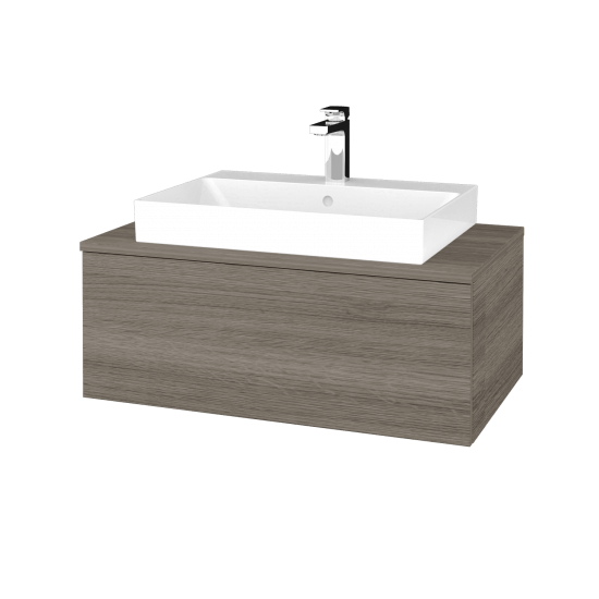 Kúpeľňová skrinka MODULE SZZ1 80 umývadlo Glance - D03 Cafe - D22 Karamel - Nie