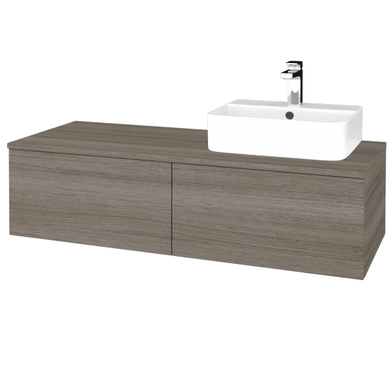 Kúpeľňová skrinka MODULE SZZ12 120 umývadlo Joy 3 - D03 Cafe - D24 Ohio - Levé - Nie