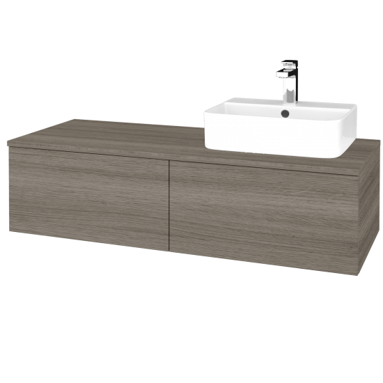 Kúpeľňová skrinka MODULE SZZ12 120 umývadlo Joy 3 - D03 Cafe - D04 Dub - Levé - Nie