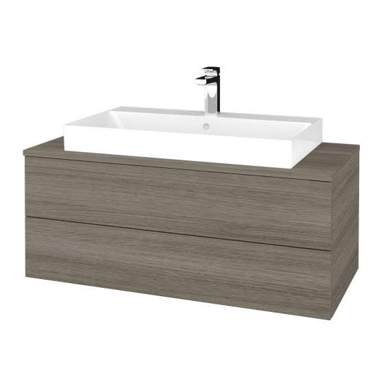 Kúpeľňová skrinka MODULE SZZ2 100 umývadlo Glance - D03 Cafe - D22 Karamel - Nie