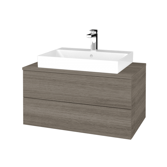 Kúpeľňová skrinka MODULE SZZ2 80 umývadlo Glance - D03 Cafe - D26 Ontario - Nie