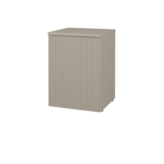 Nízka kúpeľňová skrinka FLOOR SND 40  - L04 Béžová vysoký lesk - L04 Béžová vysoký lesk - Levé - Nie