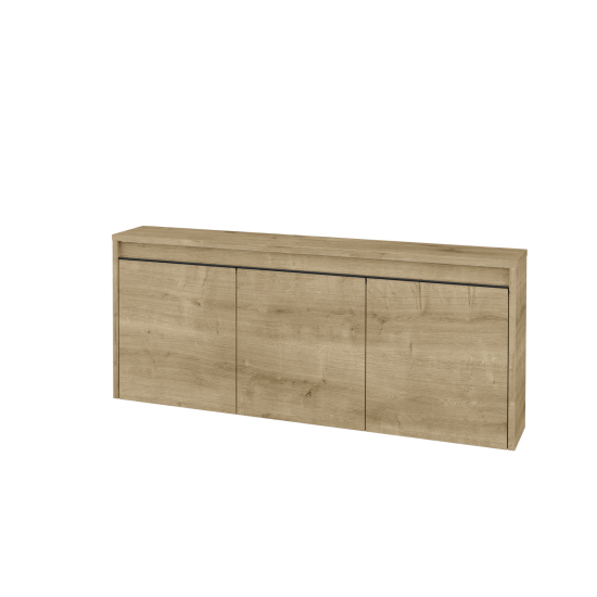 Nízka kúpeľňova skrinka VISIT SND3 120  - D09 Arlington - Úchytka T33 - čierna mat - D05 Oregon - Nie