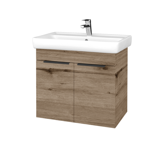 Skrinka pod umývadlo BENEFIT SZD2 70 (umývadlo Q)  - D23 Herkules - Úchytka T07 - D23 Herkules