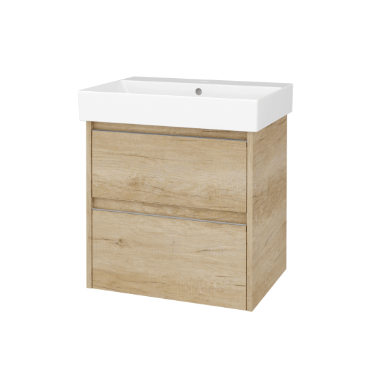 Skrinka pod umývadlo BONO SZZ2 60 (umývadlo Glance)  - D15 Nebraska - D15 Nebraska