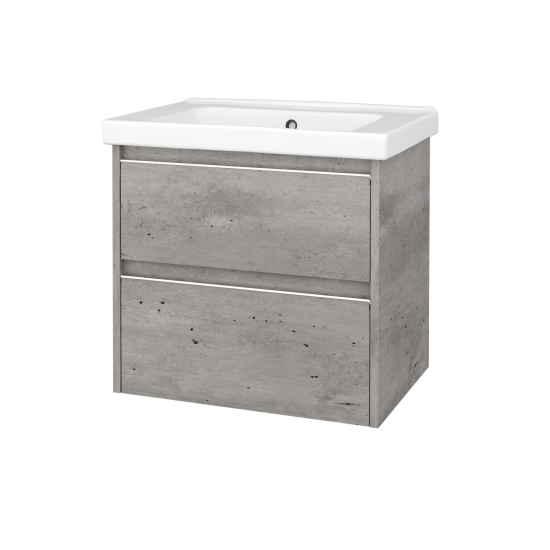 Skrinka pod umývadlo BONO SZZ2 65  - N01 Biela lesk - N01 Biela lesk