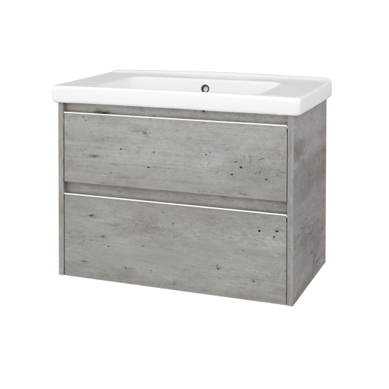 Skrinka pod umývadlo BONO SZZ2 80  - N01 Biela lesk - N01 Biela lesk