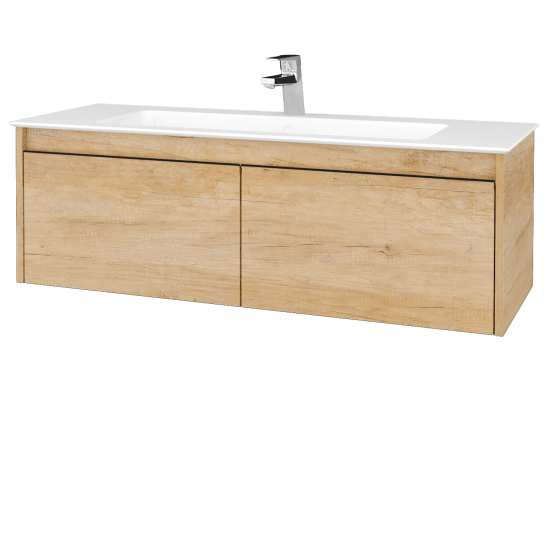 Umývadlová skrinka BONO SZZ2 120 (umývadlo Pura s 1 otvorom pre batériu) 