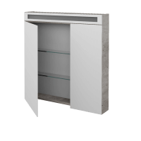 Dvojdverová zrkadlová skrinka AIR GA2NOE 80 