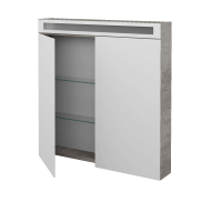 Dvojdverová zrkadlová skrinka AIR GA2OE 80 