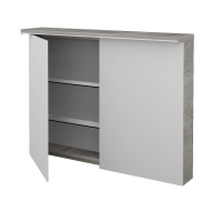 Dvojdverová zrkadlová skrinka ASTON GA2OE 100 