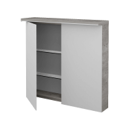 Dvojdverová zrkadlová skrinka ASTON GA2OE 80 