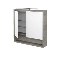 Dvojdverová zrkadlová skrinka FOCUS GA2NOE 70 