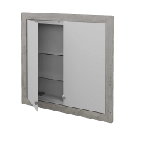 Dvojdverová zrkadlová skrinka GRID GA2OE 80 