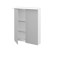 Dvojdverová zrkadlová skrinka MAJESTY GA2OE 60 